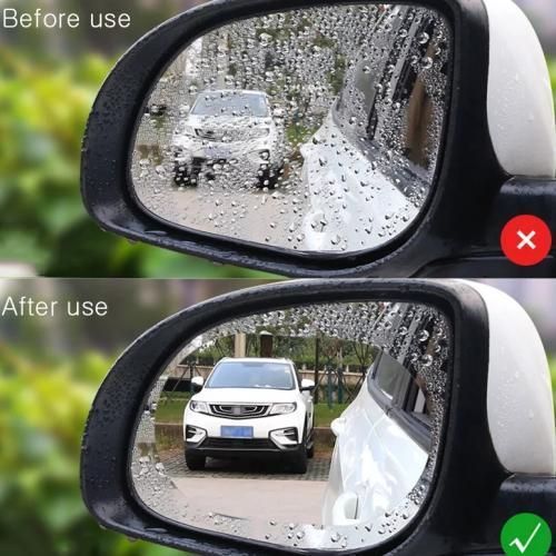 Generic 2 film anti buée pour voiture rétroviseur de voiture imperméable  protecteur miroir auto anti-brouillard à prix pas cher