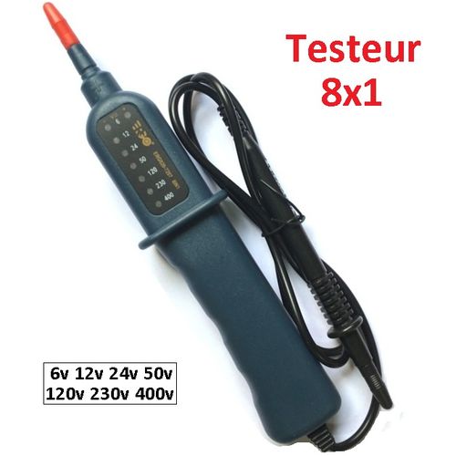 Testeur de Tension, Testeur de Circuits Électriques DC et AC, 12V