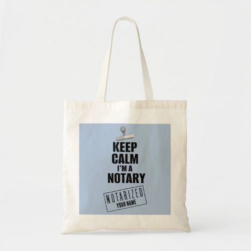 product_image_name-Generic-Tote bag keep calm I am a custom notary n Unique, haute qualité-1