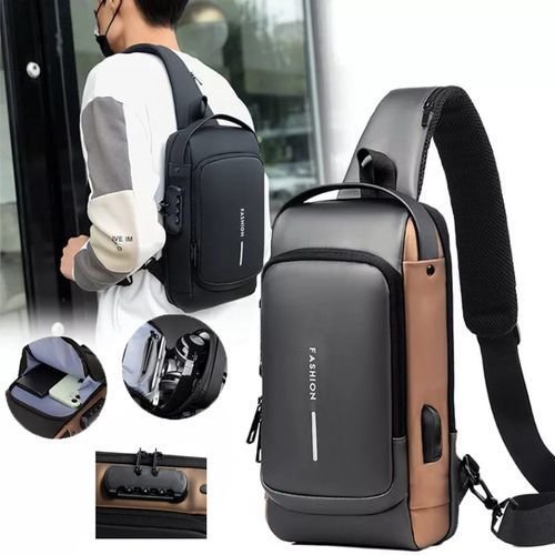 Sacoche Poitrine Pour Homme, Sac À Dos Style Coréen, Sac Bandoulière, Sac  Poitrine Multi-fonction Loisirs Sportifs, Usb, Affaires Extérieures, Mode  en ligne