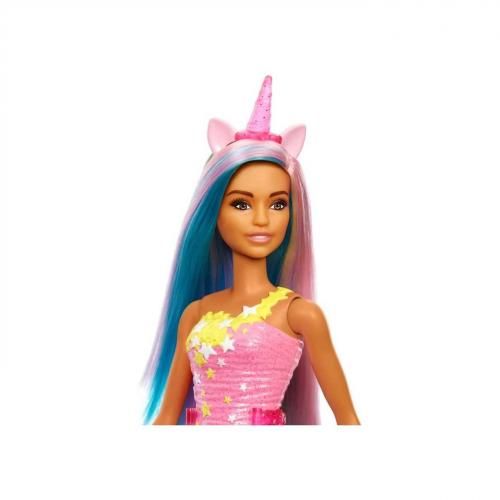 Generic Poupée Barbie LICORNE Dreamtopia aux cheveux ARC EN CIEL à