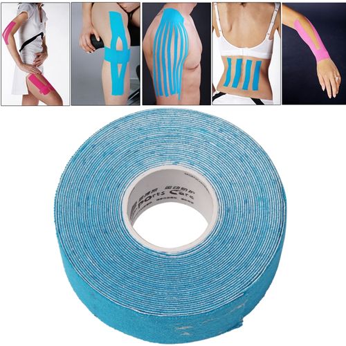 Universal Waterproof Kinesiology Tape Sports Muscles Care Therapeutic  Bandage, Size: 5m(L) x 2.5cm(W)(Blue) à prix pas cher