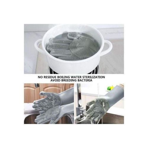 product_image_name-Generic-2 Gants en silicone magiques pour le lavage de la vaisselle-Gris-4