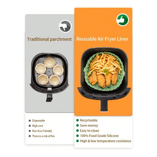 Generic 3 Pièces Moule Silicone Air Fryer, Accessoires pour Friteuse  Réutilisable à prix pas cher