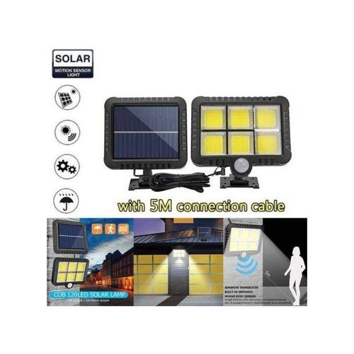 product_image_name-Generic-Lampe Solaire Automatique Détecteur de mouvement éclairage de nuit lumière jardin, terrasse, villas et maison-4