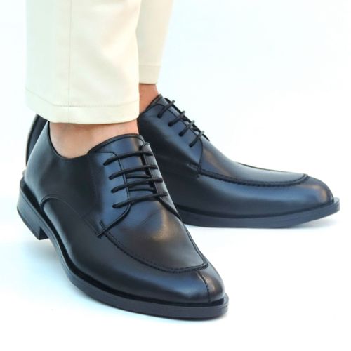 Generic Chaussure classe cuir démasquable Noir Homme Hight Quality