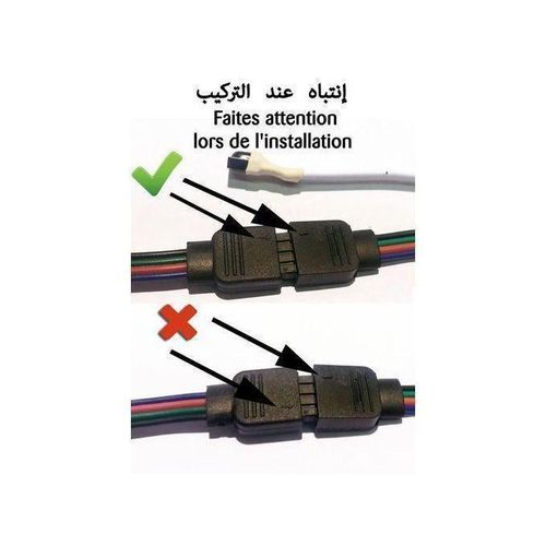 product_image_name-Generic-5M Light Strip DC 12V et avec télécommande sans fil-3