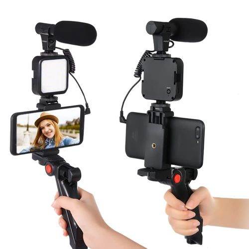 Generic Kit Vidéo Vlog Pour Téléphone Portable Avec Trépied