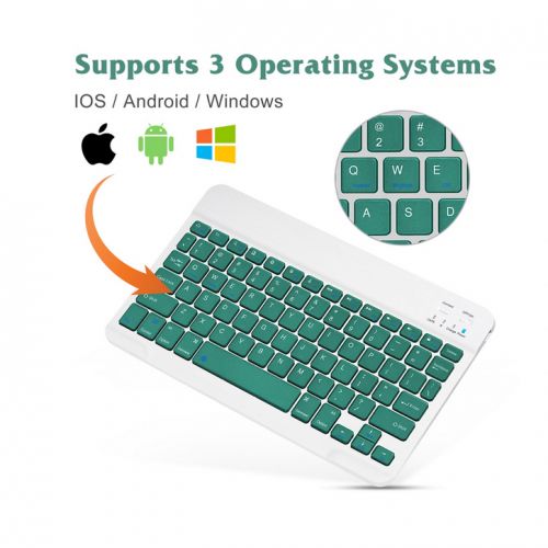 product_image_name-Generic-clavier et souris Slim Bluetooth rechargeables pour Pc et Android, Qwerty-4