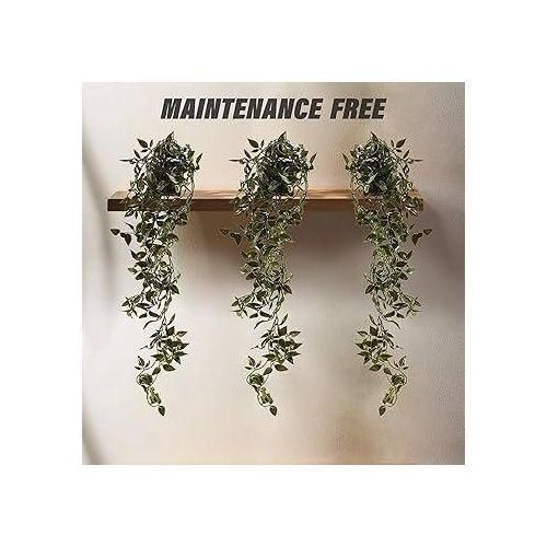 product_image_name-Generic-Lot de 3 Plante artificielle olivier a suspendre ,62 cm -1