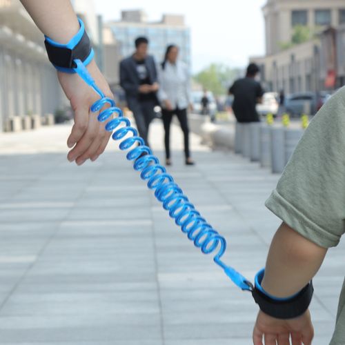 2.5M anti lien de poignet perdu, sécurité pour enfants anti-perte de  poignet bracelet de marche élastique pour les activités de plein air(Bleu)