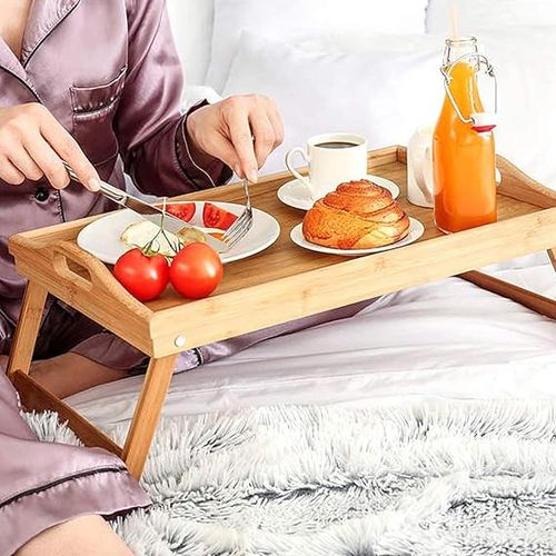 Generic Plateau de Petit Déjeuner au Lit - Pliable - Bois - Prix