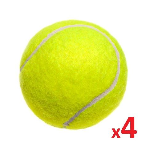 BALLE DE TENNIS D.13CM JAUNE