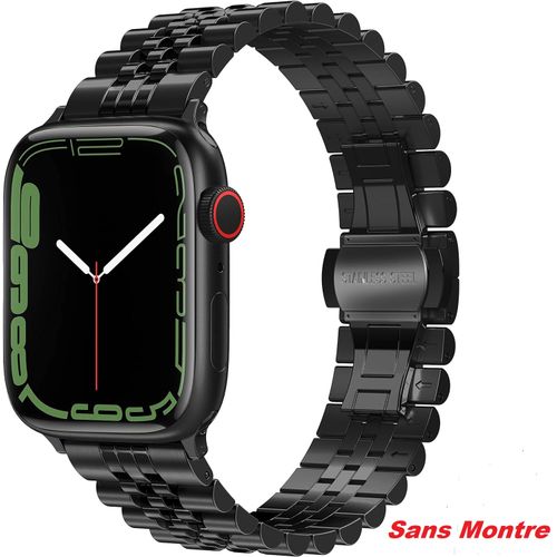 Bracelet Metal Noir pour Apple Watch 42mm