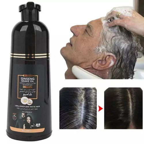 DISAAR Shampooing Colorant Noir au Collagène et à l'huile d'Argan 400 ml |  Beautymall