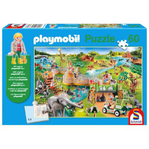 Playmobil 56381 Zoo Puzzle de 60 pièces à prix pas cher