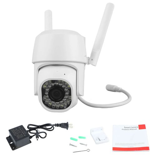 Camera Surveillance WiFi Exterieure, 360 PTZ Caméra de Surveillance sans Fil