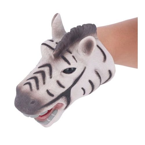 Peluche pour enfants Mignon Zebra Animal Marionnette à main Parent-enfant  Jouet