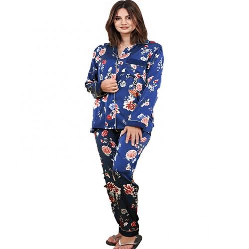 Miss Rose Ensemble Pyjama en satin pour femmes 2 pièces à prix pas cher