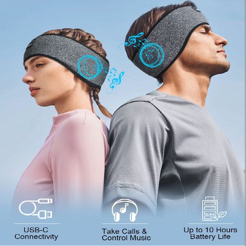 Generic Écouteurs Bandeau Bluetooth de Musique sans fil pour Sport, Voyage,  Dormeurs à prix pas cher