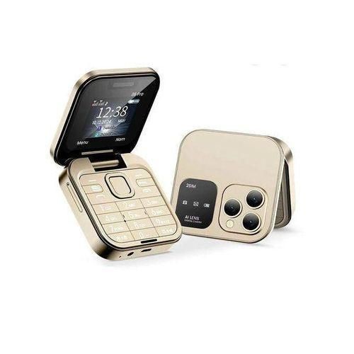 product_image_name-Generic-الهاتف المحمول القابل للطي Servo i16 Pro فائق الصغر باللون الأزرق - كاميرا HD مزدوجة الشريحة-1