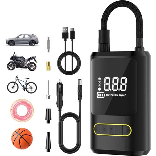 Achetez en gros Pompe à Air De Voiture 150psi, Pompe à Air Sans Fil  Portable Portable Pour Véhicule Smart Sans Fil Pompe à Air Pneu électrique  Gonflage Vélo Chine et Gonfleur De