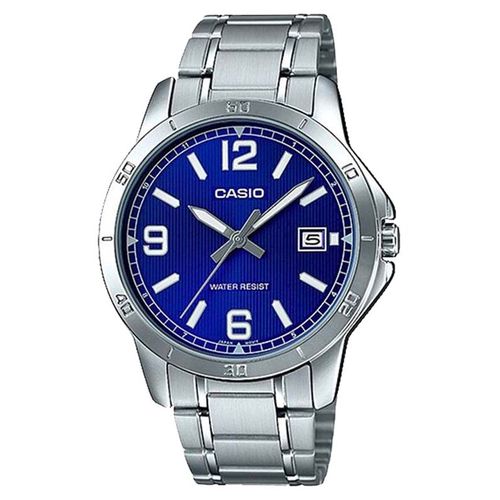 Casio Pour homme Cadran bleu MTP V004D BU Bracelet en acier inoxydable a prix pas cher Jumia Maroc