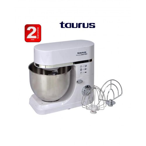 Taurus Robot pétrin multifonctions Mixing chef Pro Bol 7L Solide 1200W-2ans de garantie