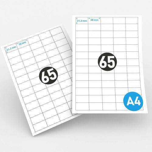 product_image_name-BOOST OFFICE-ملصقات ذاتية اللصق متعددة الاستخدامات بيضاء 38 × 21.2 مم - 6500 ملصق (65 لكل ورقة A4)-2