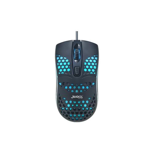 Jedel Souris Gamer filaire Honeycomb rétroéclairage RGB et 1600