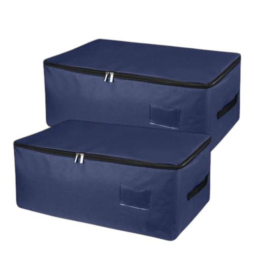 product_image_name-Generic-Lot de 2 sacs de rangement pour vêtements de 50 l avec fermeture éclair, épais et pliables,-1