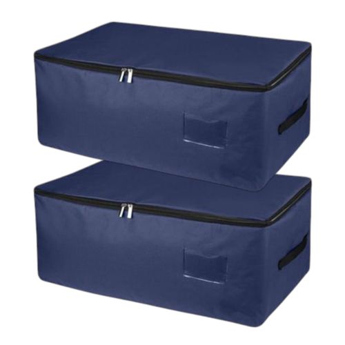 product_image_name-Generic-Lot de 2 sacs de rangement pour vêtements de 50 l avec fermeture éclair, épais et pliables,-5