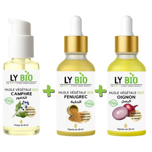 product_image_name-LY BIO-PACK HUILE CAMPHREE 50ML - POMPE + HUILE FENUGREC 50ML - PIPETTE + HUILE OIGNON 50ML - PIPETTE-1