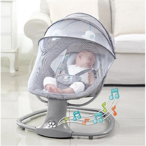 Mastela Balancelle Electrique 3en1 Pour Bebe - Gris claire à prix pas cher