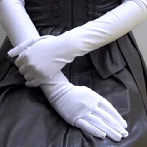 Gants blancs - couleur: blanc