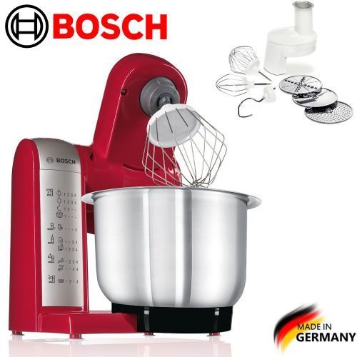 Bosch Pétrin Robot Cuisine 6 Fonctions 600W Bol inox 4Litres Robot  Multifonction à prix pas cher