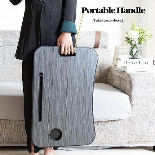 product_image_name-Generic-table de lit pour ordinateur portable avec pieds pliables et fente pour tasse, support de lecture, support de petit déjeuner, plateau de livre pour canapé, lit,-3