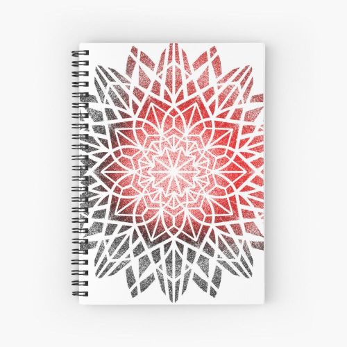 product_image_name-Generic-« Éclater en flammes » – Mandala Cahier à spirale  - Adult coloring book Cahier de coloriage pour adultes-1