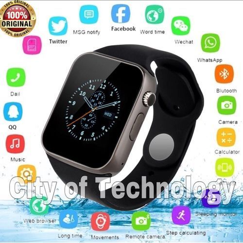 Smart A1 Bluetooth Smart Watch Compatible IOS IPhone Android Black smart watch