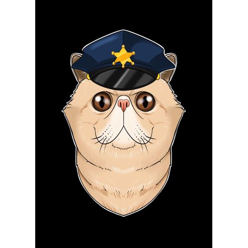 product_image_name-Generic-Exotic shorthair cat  Style 2 Poster Chambre Haute Qualité-1