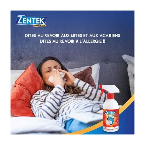 Zentek Insecticide anti mites et acariens 500ml Protection Totale