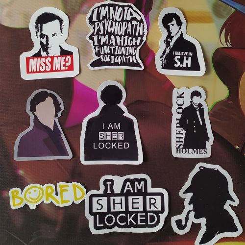 Generic Autocollants imperméables Sherlock Holmes Stickers 10pcs