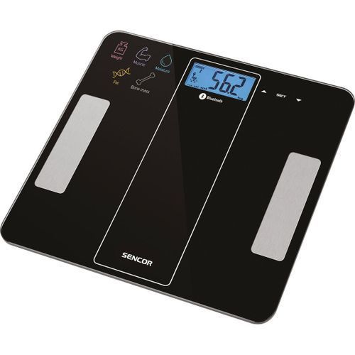 product_image_name-Sencor-Pèse Personne Bluetooth pour Suivre Poids/Graisse Connecté avec Smartphone-4
