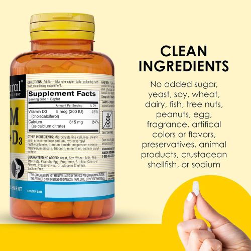 product_image_name-Mason Natural-Calcium Citrate Plus Vitamin D3, 60 Caplets-2