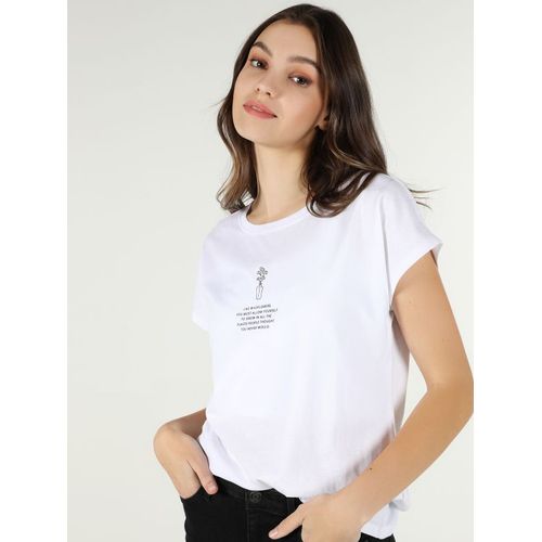 Colins T shirt blanc en manche courte pour femme blanc a prix pas cher Jumia Maroc