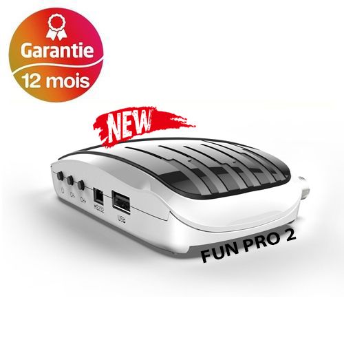 Vision Fun Pro 2 Récepteur Numérique Double LED +  Clé wifi - BLANC/NOIR