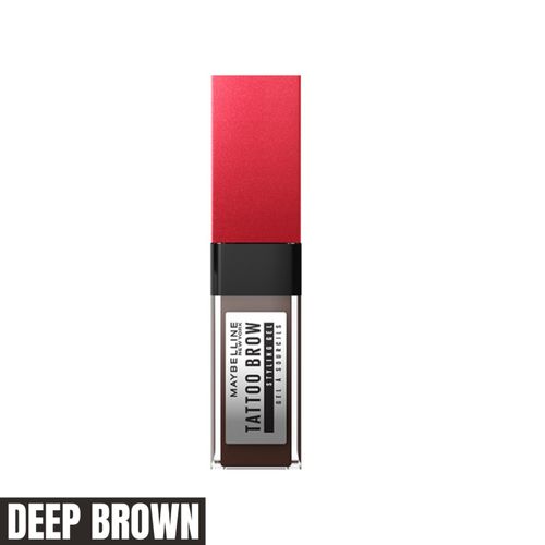 Maybelline جل تصفيف الحواجب من استوديو الوشم، ماكياج حواجب مقاوم للماء - ثبات حتى 3 أيام - لون: بني داكن