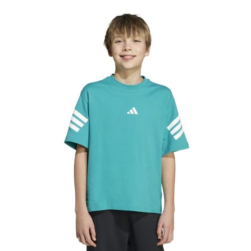 product_image_name-Adidas-T-Shirt 3 Bandes Future Icons Enfants - Unisex - Jw7531-2