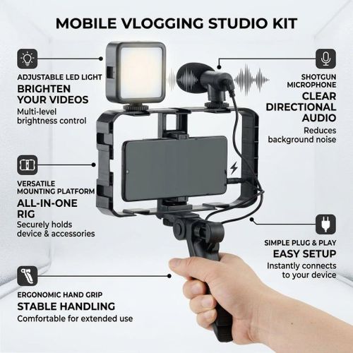 Generic Support stable avec micro et double éclairage LED - image 8