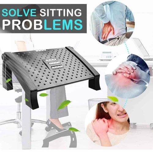 product_image_name-Generic-Repose-Pieds Ergonomique Réglable Sous Bureau Noir, Soulage les Douleurs Assises-3